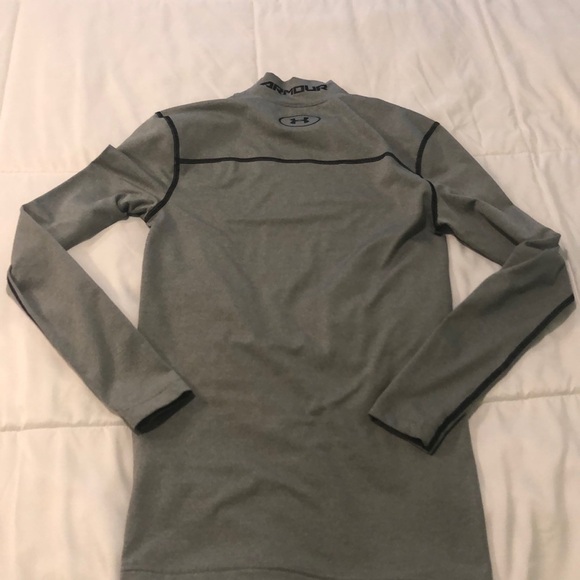 Under Armour compression grey long sleeve shirt - Picture 2 of 5